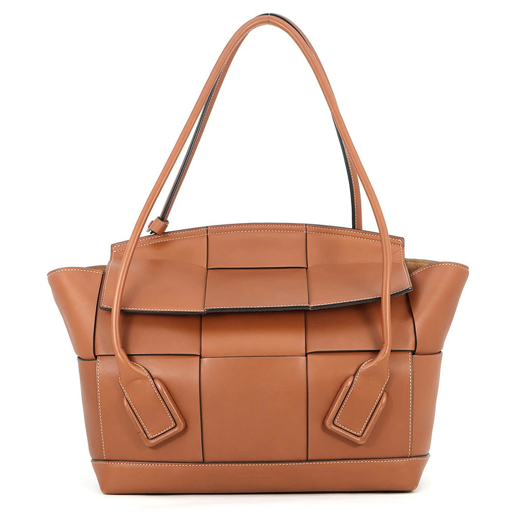 Bottega Veneta Arco Tote Bag Calf Leather Brown